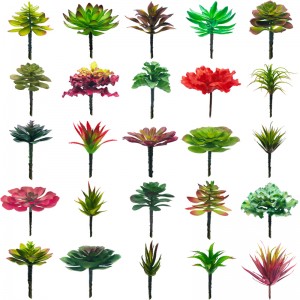Mesterséges zamatos növények Pick Green Faux dekorációk kaktusz